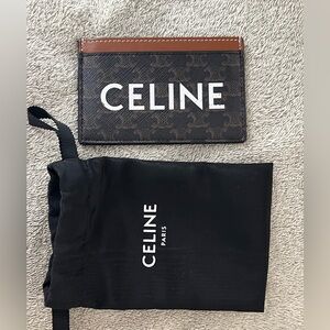 Celine card holder. Never worn. Comes with dustbag and verification card
